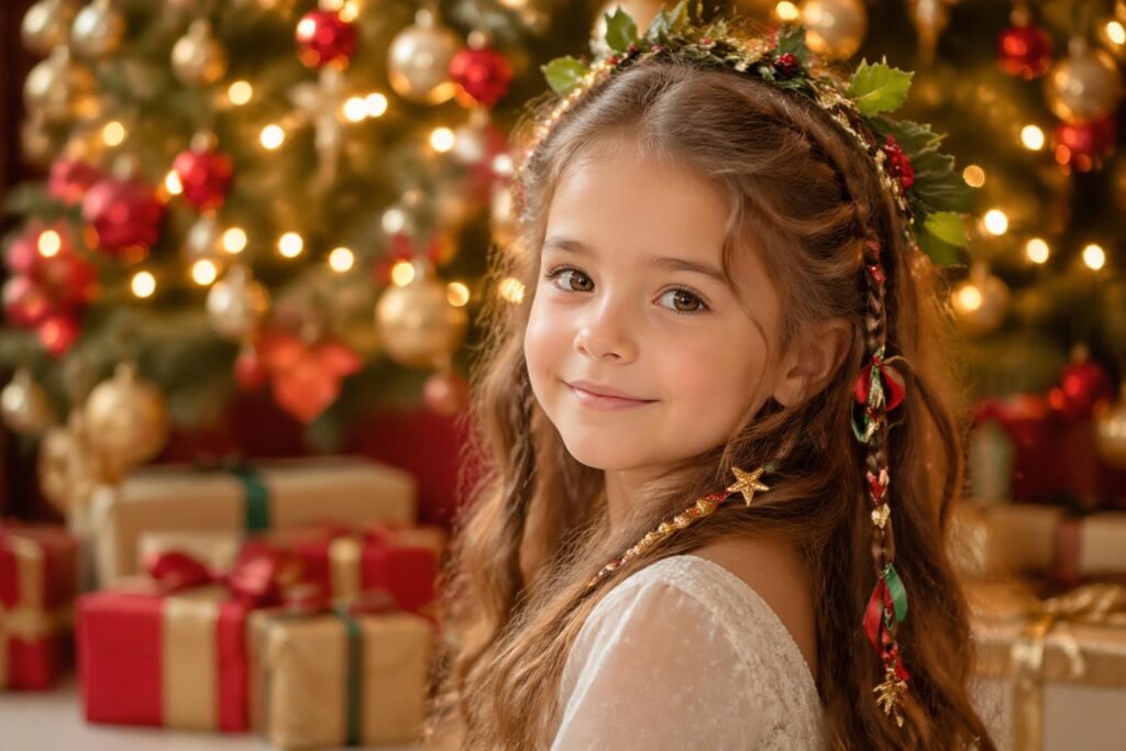 découvrez des idées de coiffures faciles et féeriques pour enfants, parfaites pour noël et les fêtes. inspirez-vous pour un look magique et élégant en toute simplicité.