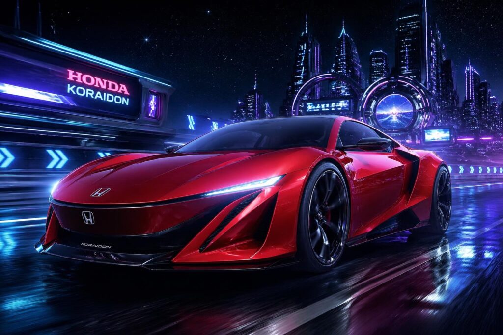 découvrez la honda koraidon, la nouvelle sportive électrique qui révolutionne le gaming automobile avec performance, innovation et design futuriste.