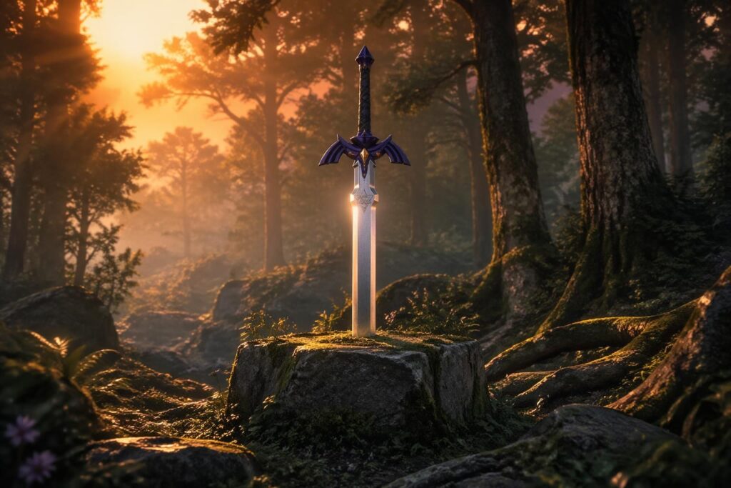 découvrez l'histoire fascinante et les secrets du master sword dans la saga legend of zelda, l'épée légendaire qui incarne le courage et la légende.