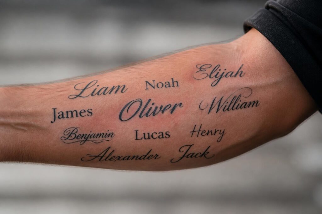 découvrez comment choisir la police idéale pour un tatouage prénom homme et obtenir un rendu élégant et personnalisé.