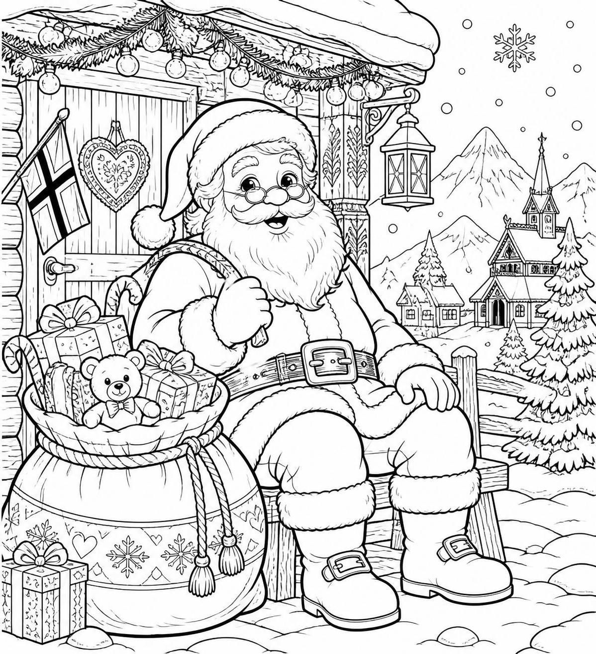 téléchargez gratuitement des dessins du père noël à imprimer, parfaits pour toutes vos envies créatives et activités festives en famille.