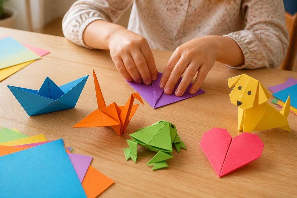 découvrez 5 modèles d'origami faciles pour enfants, parfaits pour débuter en s'amusant et développer la créativité dès le plus jeune âge.