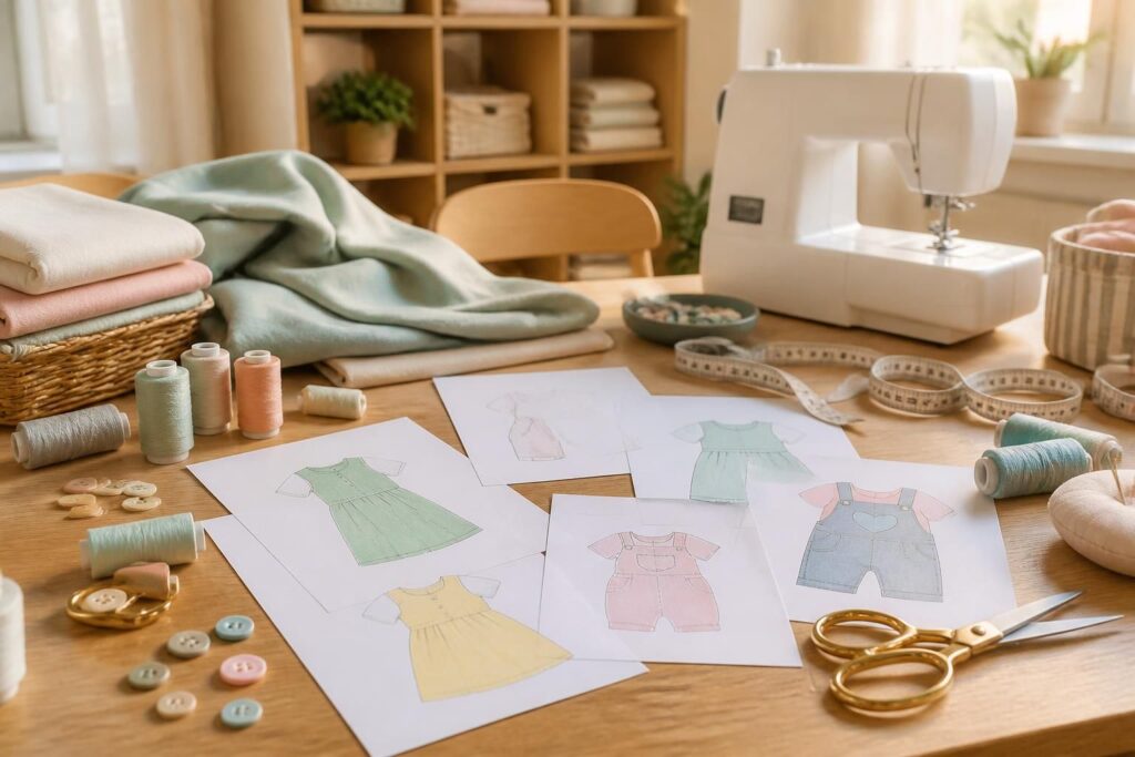 découvrez où trouver des patrons enfant gratuits et faciles à coudre pour réaliser rapidement des vêtements simples et charmants pour vos petits.