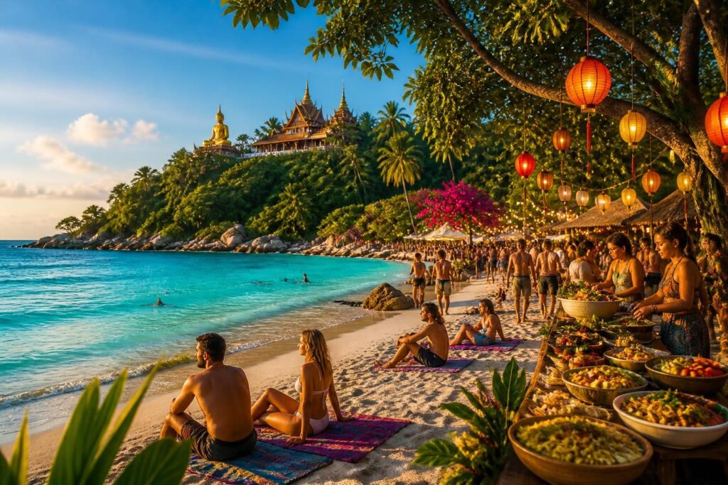 découvrez les incontournables de koh phangan pour un séjour inoubliable : plages paradisiaques, fêtes animées, randonnées nature et temples mystérieux.