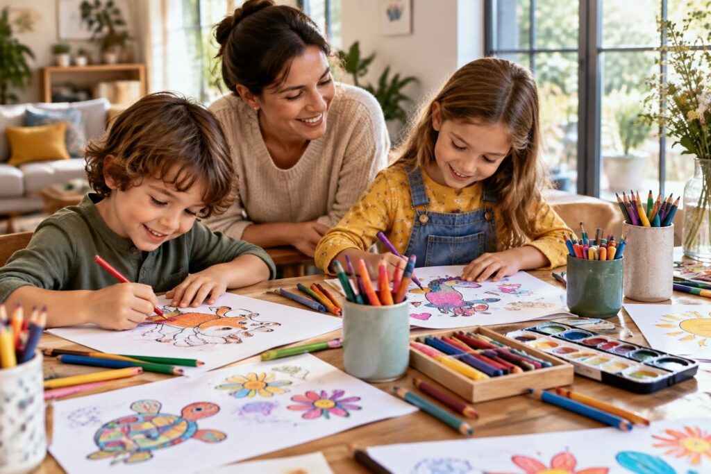 découvrez des astuces simples pour stimuler la créativité des enfants grâce aux dessins à colorier : choix des couleurs, supports originaux et activités ludiques.